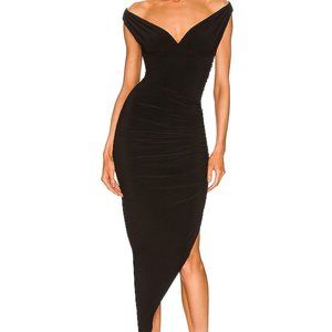 Norma Kamali Tara Side Drape Gown